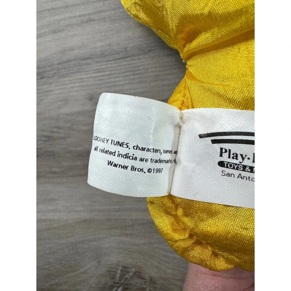 Vintage Looney‎ Tunes Tweety Bird Plush Pillow Yellow play by play